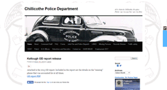 Desktop Screenshot of chillicothepolice.com